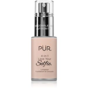 PÜR Cosmetics 4-in-1 Love Your Selfie make-up si corector 2 in 1 culoare LN2 30 ml-ro