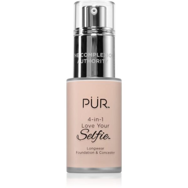 PÜR Cosmetics 4-in-1 Love Your Selfie make-up si corector 2 in 1 culoare LN2 30 ml-ro