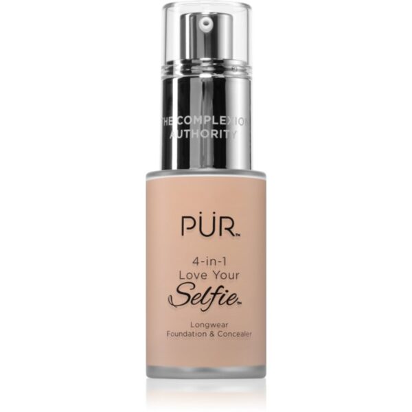 PÜR Cosmetics 4-in-1 Love Your Selfie make-up si corector 2 in 1 culoare LN6 30 ml-ro