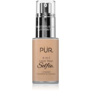 PÜR Cosmetics 4-in-1 Love Your Selfie make-up si corector 2 in 1 culoare MG5 30 ml-ro