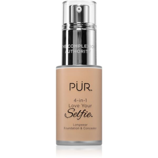 PÜR Cosmetics 4-in-1 Love Your Selfie make-up si corector 2 in 1 culoare MG5 30 ml-ro