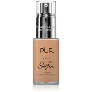 PÜR Cosmetics 4-in-1 Love Your Selfie make-up si corector 2 in 1 culoare TP2 30 ml-ro