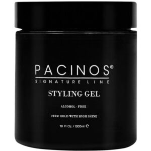 Pacinos Siganture Line Styling Gel gel de par glossy pentru bărbați 500 ml-ro