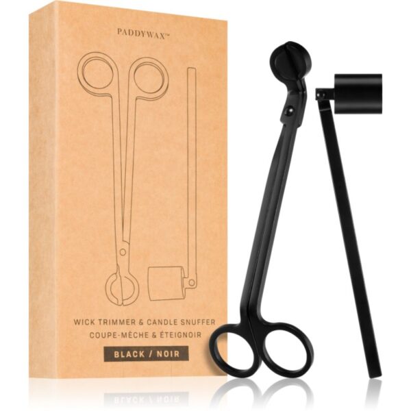 Paddywax Accesories Wick Trimmer & Candle Snuffer - Matte Black set cadou-ro