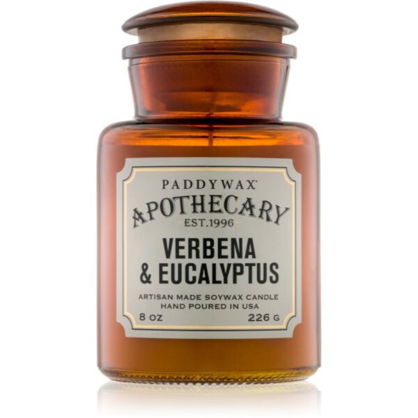 Paddywax Apothecary Verbena & Eucalyptus lumânare parfumată 226 g-ro