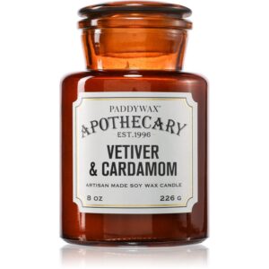 Paddywax Apothecary Vetiver & Cardamom lumânare parfumată 226 g-ro