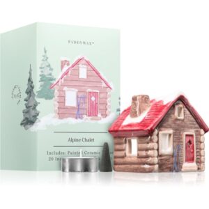 Paddywax Ceramic Houses Alpine Chalet set cadou-Țena