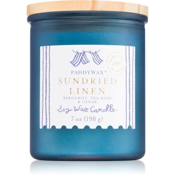 Paddywax Coastal Sundried Linen lumânare parfumată 198 g-ro