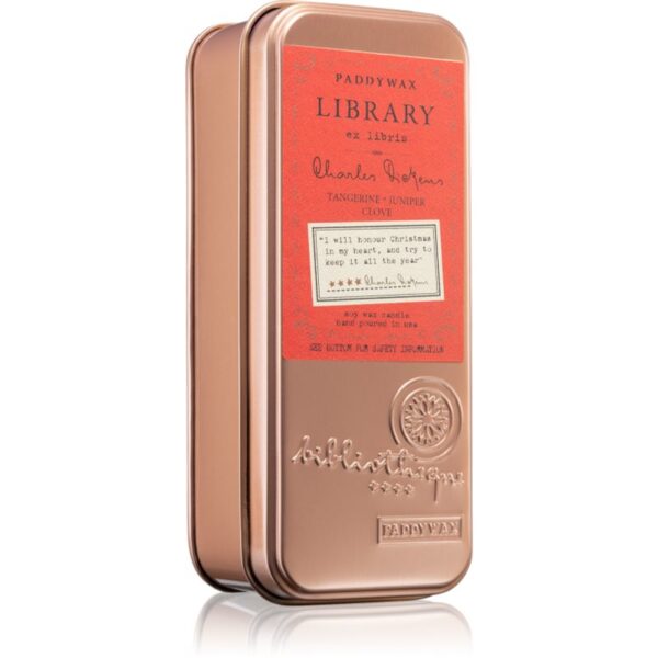 Paddywax Library Charles Dickens lumânare parfumată 56 g-ro