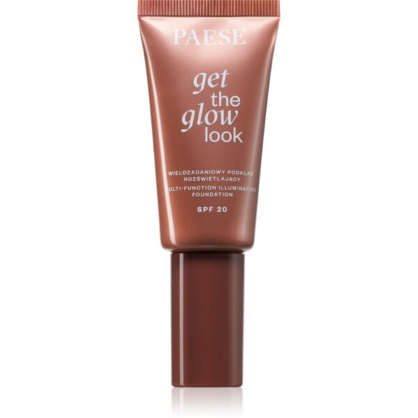 Paese Get The Glow Look Illuminating Foundation Machiaj usor cu efect de luminozitate SPF 20 culoare 2N Sand Beige 30 ml-ro