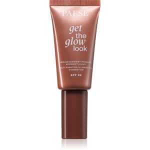 Paese Get The Glow Look Illuminating Foundation Machiaj usor cu efect de luminozitate SPF 20 culoare 4W Medium Beige 30 ml-ro