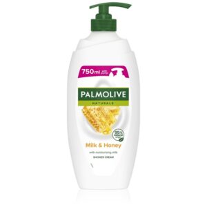 Palmolive Naturals Milk & Honey Gel - cremă pentru duș și baie cu lapte si miere cu pompă 750 ml-ro