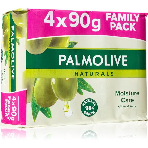 Palmolive Naturals Milk & Olive săpun solid 4x90 g-Țena