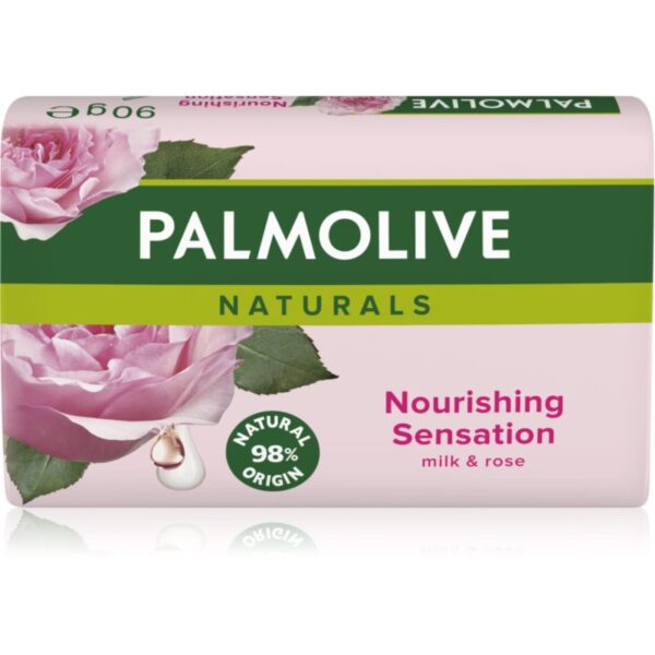 Palmolive Naturals Milk & Rose săpun solid cu aromă de trandafiri 90 g-ro