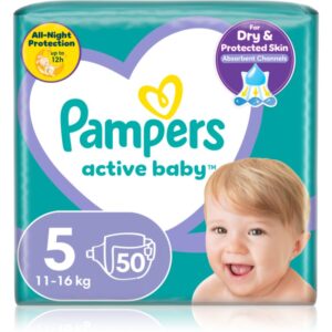 Pampers Active Baby Size 5 scutece de unică folosință 11-16 kg 50 buc-Țena