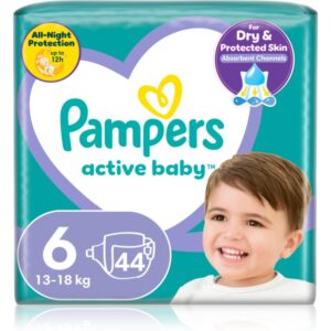 Pampers Active Baby Size 6 scutece de unică folosință 13-18 kg 44 buc-Țena