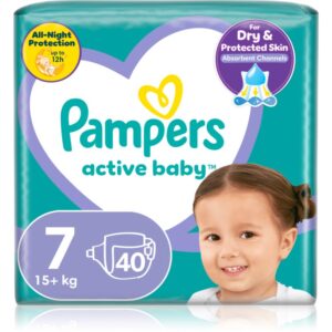 Pampers Active Baby Size 7 scutece de unică folosință 15+ kg 40 buc-ro