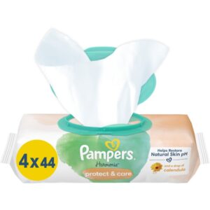 Pampers Harmonie Protect&Care Șervețele umede pentru copii cu gălbenele 176 buc-Țena