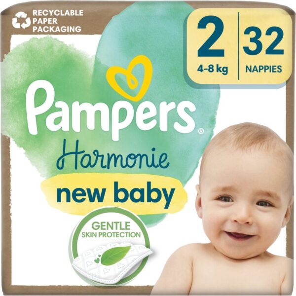 Pampers Harmonie Size 2 scutece de unică folosință 4-8 kg 32 buc-ro