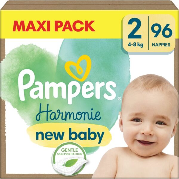 Pampers Harmonie Size 2 scutece de unică folosință 4-8 kg 96 buc-ro
