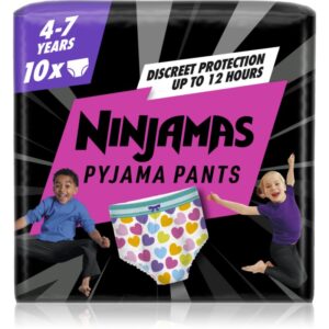 Pampers Ninjamas Pyjama Pants scutece tip chiloțel de noapte 17-30 kg Hearts 10 buc-ro