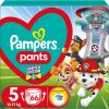 Pampers Pants Paw Patrol Size 5 scutece de unică folosință tip chiloțel 12-17 kg 66 buc-ro