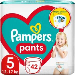 Pampers Pants Size 5 scutece de unică folosință tip chiloțel 12-17 kg 42 buc-ro