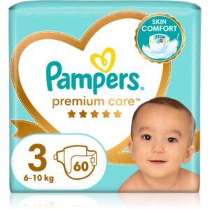Pampers Premium Care Size 3 scutece de unică folosință 6-10 kg 60 buc-Țena