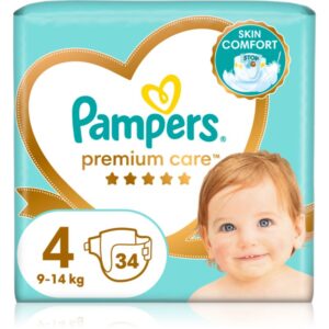 Pampers Premium Care Size 4 scutece de unică folosință 9-14 kg 34 buc-Țena