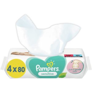 Pampers Sensitive Șervețele umede pentru copii pentru piele sensibila 4x80 buc-ro