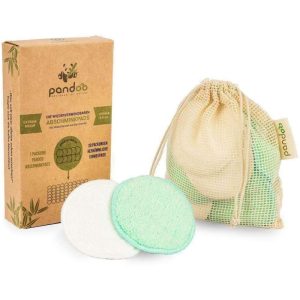Pandoo Make-up Remover Pads Washable & Reusable dischete demachiante lavabile 10 buc-ro