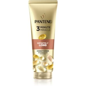 Pantene 3 Minute Miracle Infinitely Long balsam de regenerare pentru părul uscat și deteriorat 220 ml-ro