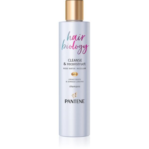 Pantene Hair Biology Cleanse & Reconstruct șampon pentru par gras 250 ml-Țena