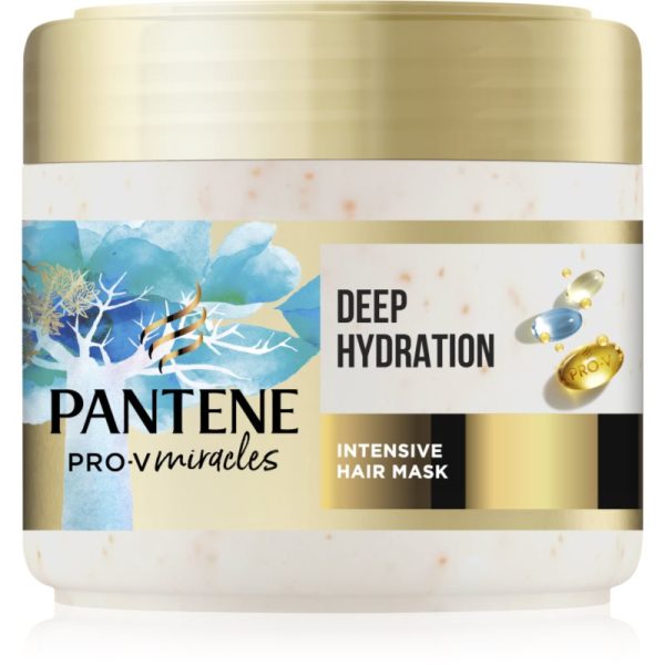 Pantene Pro-V Miracles Hydra Glow mască hrănitoare și intens hidratantă pentru păr uscat și deteriorat 300 ml-Țena