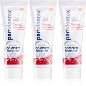 Parodontax Complete Protection Whitening pasta de dinti albitoare cu Fluor 3x75 ml-ro