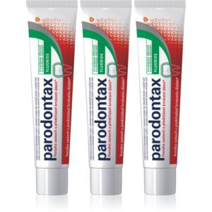 Parodontax Fluoride pasta de dinti impotriva sangerarii gingiilor 3x75 ml-Țena