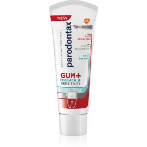 Parodontax Gum And Sens Whitening pasta de dinti cu efect innalbitor pentru dinti 75 ml-Țena