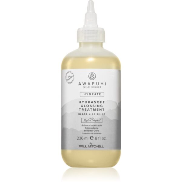 Paul Mitchell Awapuhi Wild Ginger HydraSoft Glossing Treatment tratament intensiv pentru par pentru luciu cu aspect sanatos 236 ml-Țena