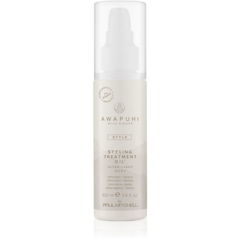 Paul Mitchell Awapuhi Wild Ginger Styling Treatment Oil ulei pentru regenerare pentru păr uscat și deteriorat 100 ml-ro