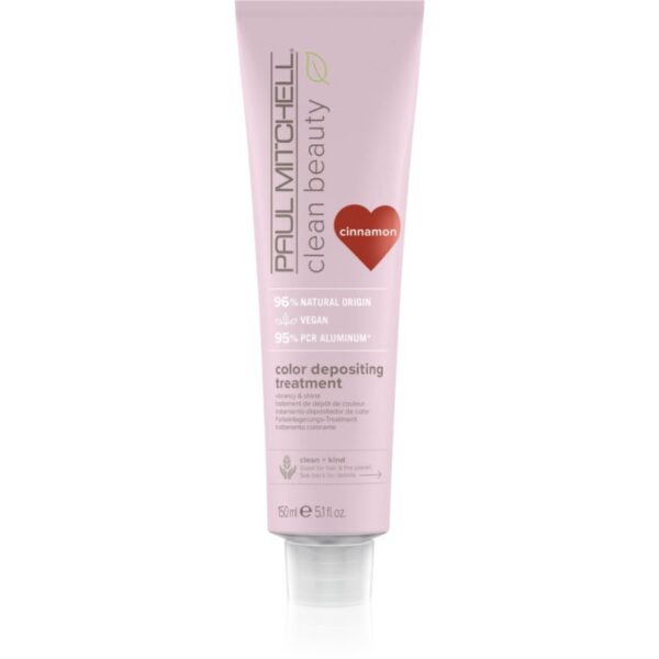Paul Mitchell Clean Beauty Color Depositing Treatment masca hranitoare pentru păr vopsit culoare Cinnamon 150 ml-Țena