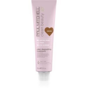 Paul Mitchell Clean Beauty Color Depositing Treatment masca hranitoare pentru păr vopsit culoare Cocoa 150 ml-Țena