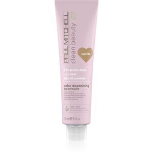 Paul Mitchell Clean Beauty Color Depositing Treatment masca hranitoare pentru păr vopsit culoare Vanilla 150 ml-Țena