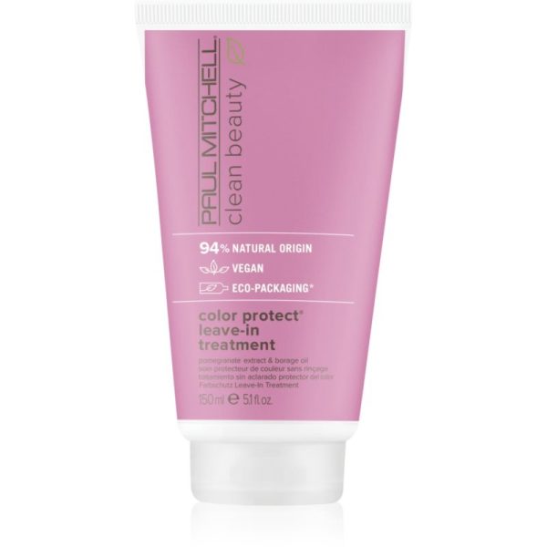 Paul Mitchell Clean Beauty Color Protect Leave-in Treatment ingrijire leave-in pentru parul blond cu suvite 150 ml-Țena