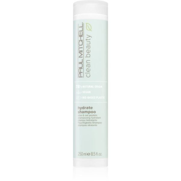 Paul Mitchell Clean Beauty Hydrate sampon hidratant pentru par uscat 250 ml-Țena