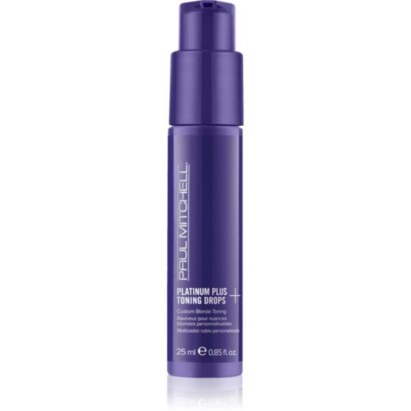 Paul Mitchell Platinum Plus Toning Drops picături cu pigmenți pentru păr în nuanțe reci de blond