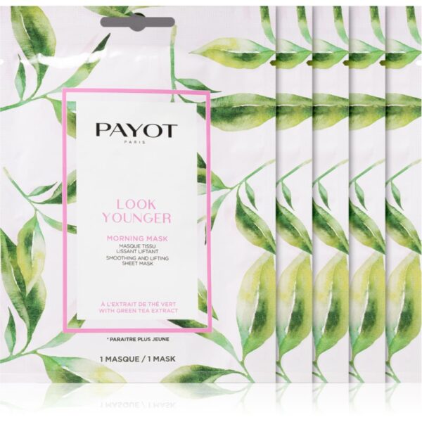 Payot Morning Mask Look Younger mască textilă cu efect de lifting 5 buc-ro