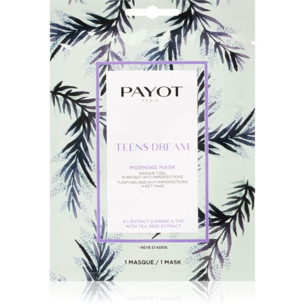Payot Morning Mask Teens Dream masca de celule cu efect de curatare si reimprospatare pentru piele mixta spre grasa 19 ml-Țena