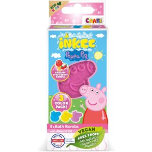 Peppa Pig Bath Bomb bombă de baie pentru copii 3x15 g-Țena