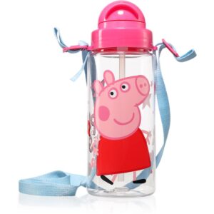 Peppa Pig Tritan Bottle With Strap sticlă pentru apă pentru copii 500 ml-Țena