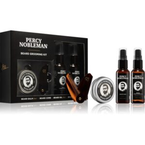 Percy Nobleman Beard Grooming Kit set cadou pentru barbă-Țena